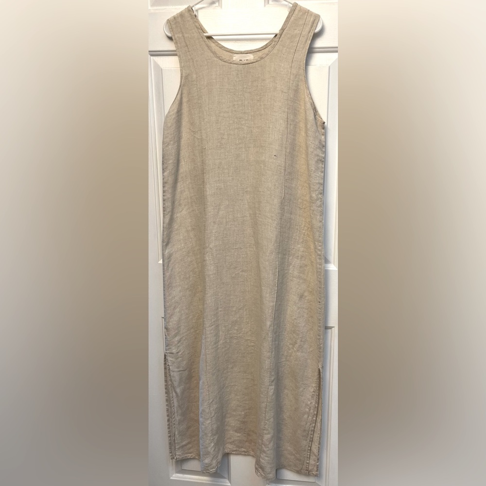 Flax medium natural colored lightweight nightgown.